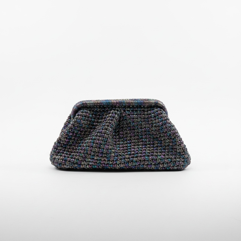 ZD XL Razzle Dazzle Clutch in Noir Spectrum