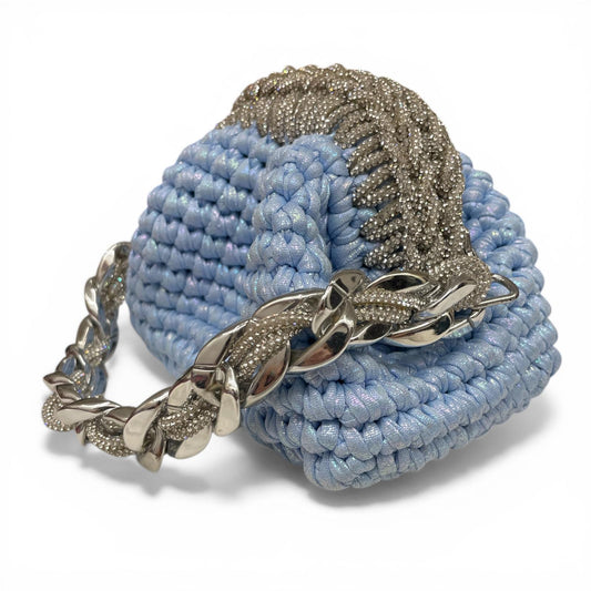 ZD Mini Resh in Ice Blue With Silver Rhinestones