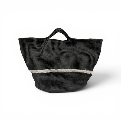 ZD Ibiza Tote in Noir Black