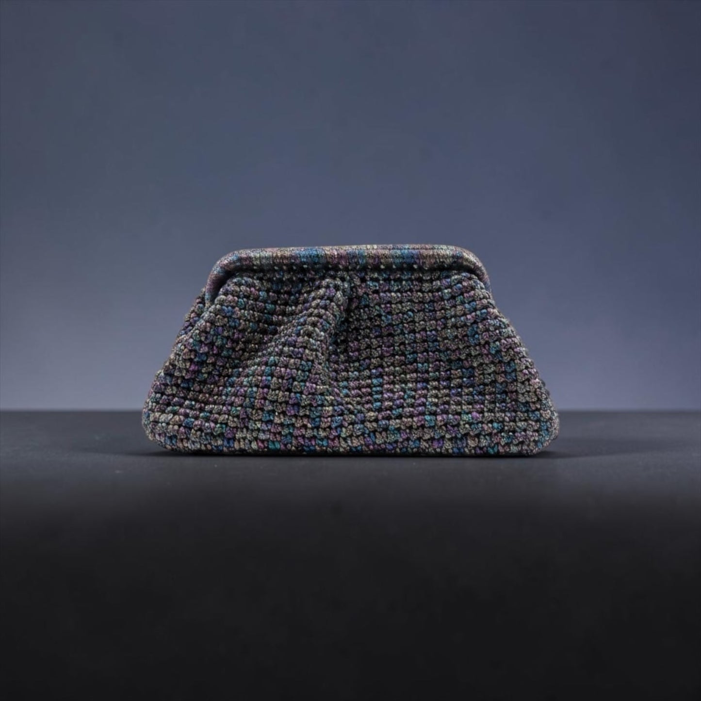ZD XL Razzle Dazzle Clutch in Noir Spectrum