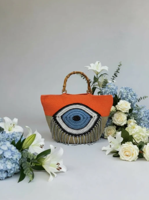 ZD Evil Eye Tote Orange