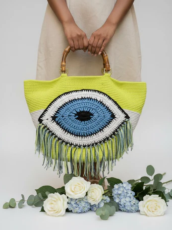 ZD Evil Eye Tote Neon