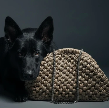 ZD Lumière Nude Leather Dome Clutch