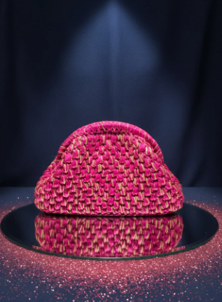 ZD Lumière Dome Pink Clutch
