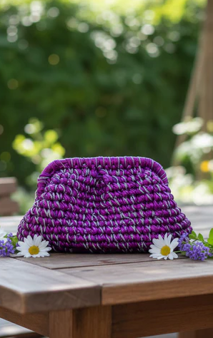 ZD Small Purple, Silver and Gold Cord Razzle