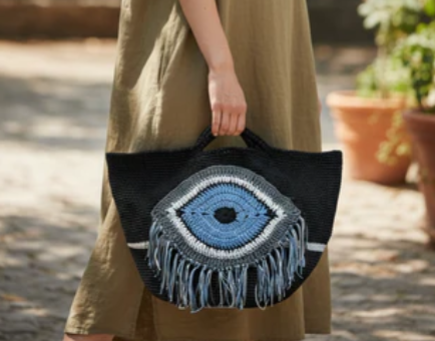 ZD Evil Eye Tote Black