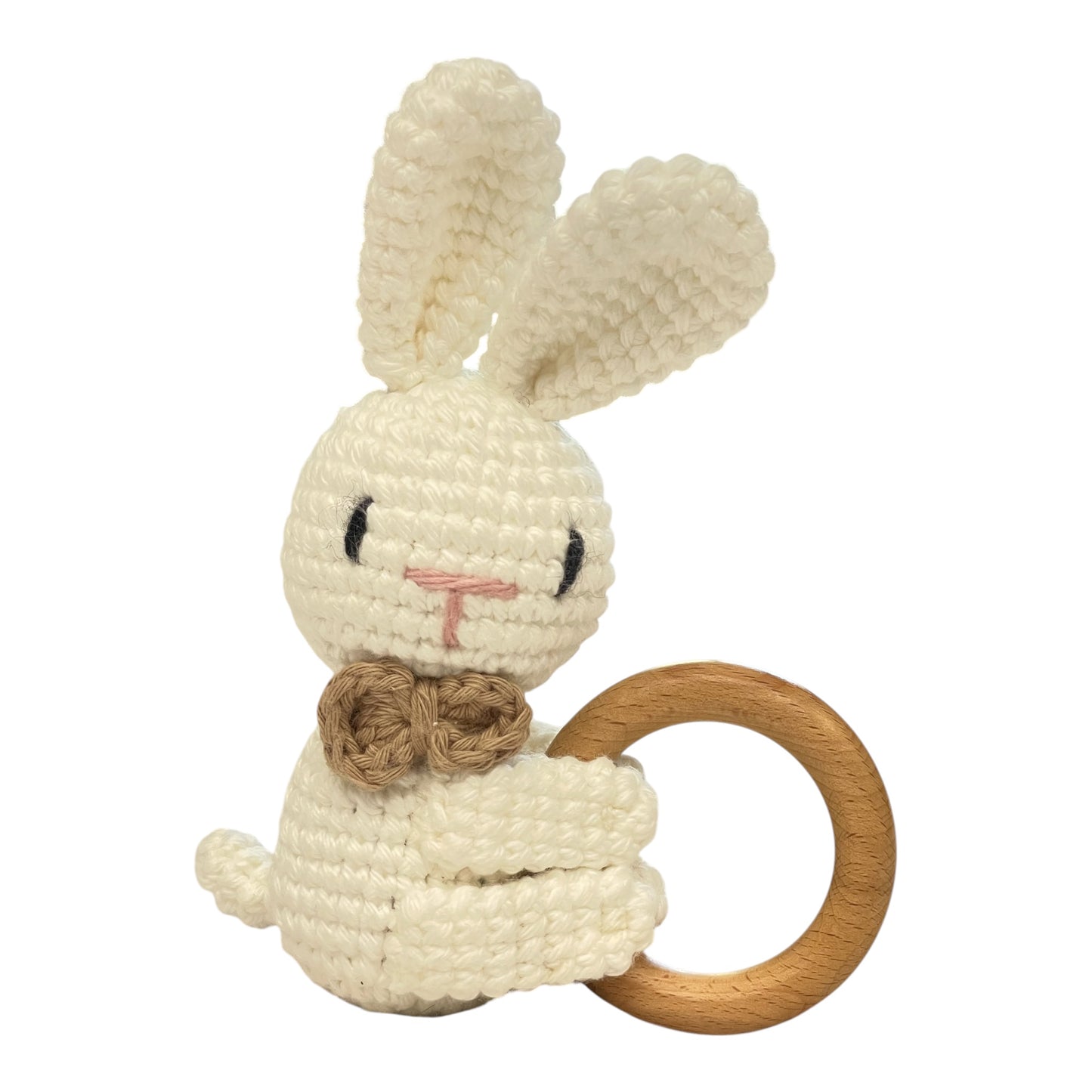 ZD Crochet Rattle Bunny -Handmade with love