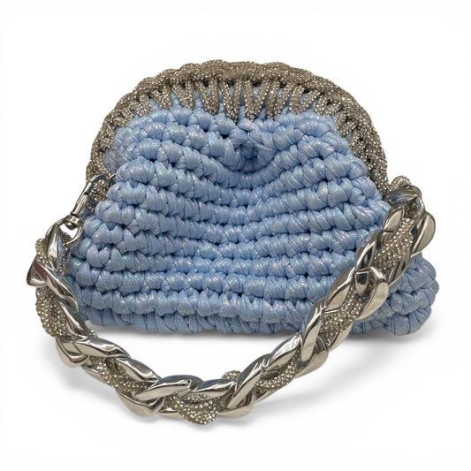 ZD Mini Resh in Ice Blue With Silver Rhinestones