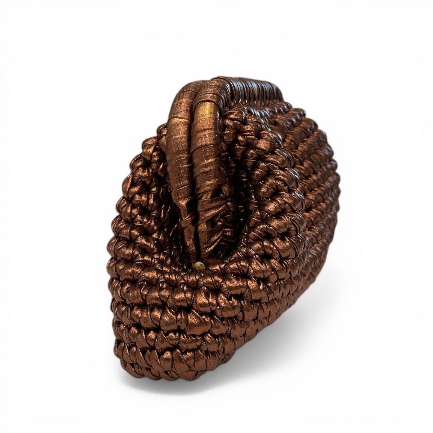 ZD Small Razzle Dazzle Clutch in Copper