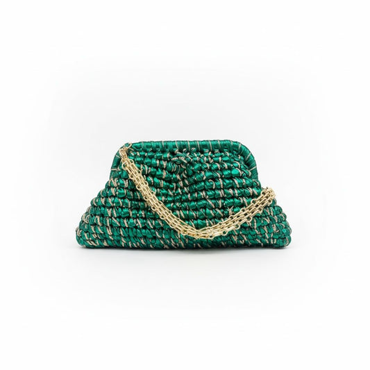 ZD Small Razzle Dazzle Emerald Green with Gold cord